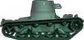 Sideview of Vickers 6-ton
